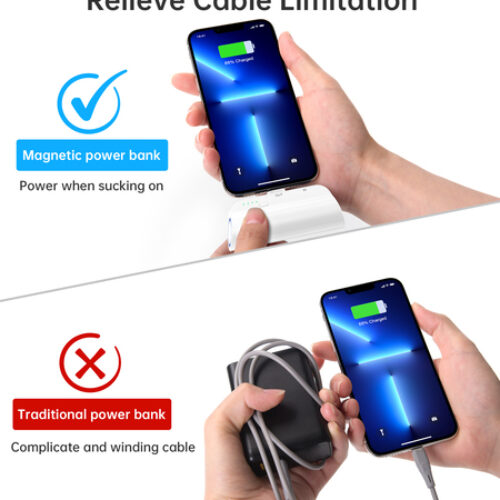 3000mAh mini power bank white (8)