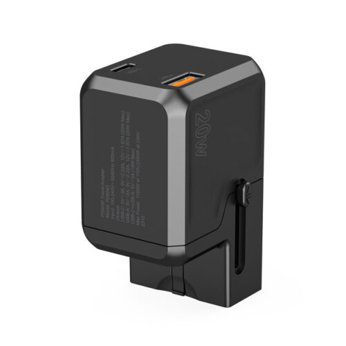 Chotech PD20W 1C+1A Travel Wall Charger (3)